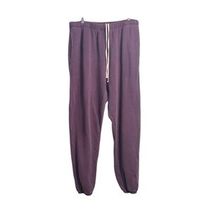 Les Tien Purple Sweatpant Joggers Size Large